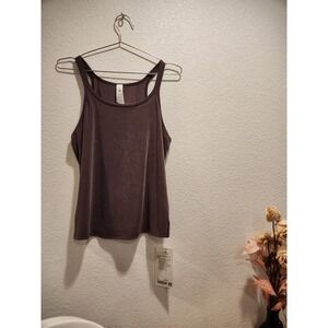 Lululemon Drapey‎ Softstreme Tank Top XL Brown Modal Blend NWT $58